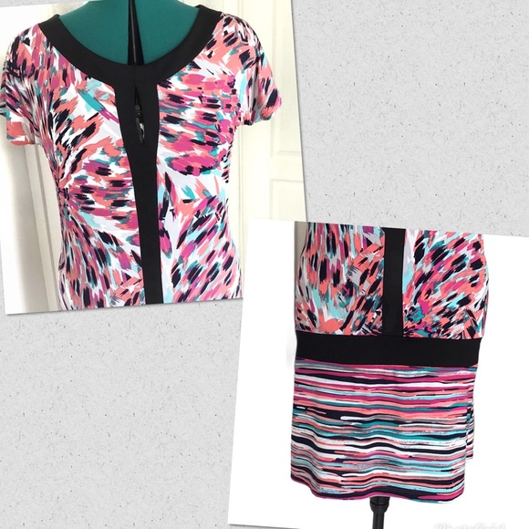 Donna, Medium, Short-Sleeve Drop-Waist Mini Dress - Picture 6 of 8